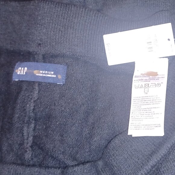 NWT GAP S Black CashSoft Sweater Pants Uber Warm & Comfy Knit Pants - Picture 8 of 9